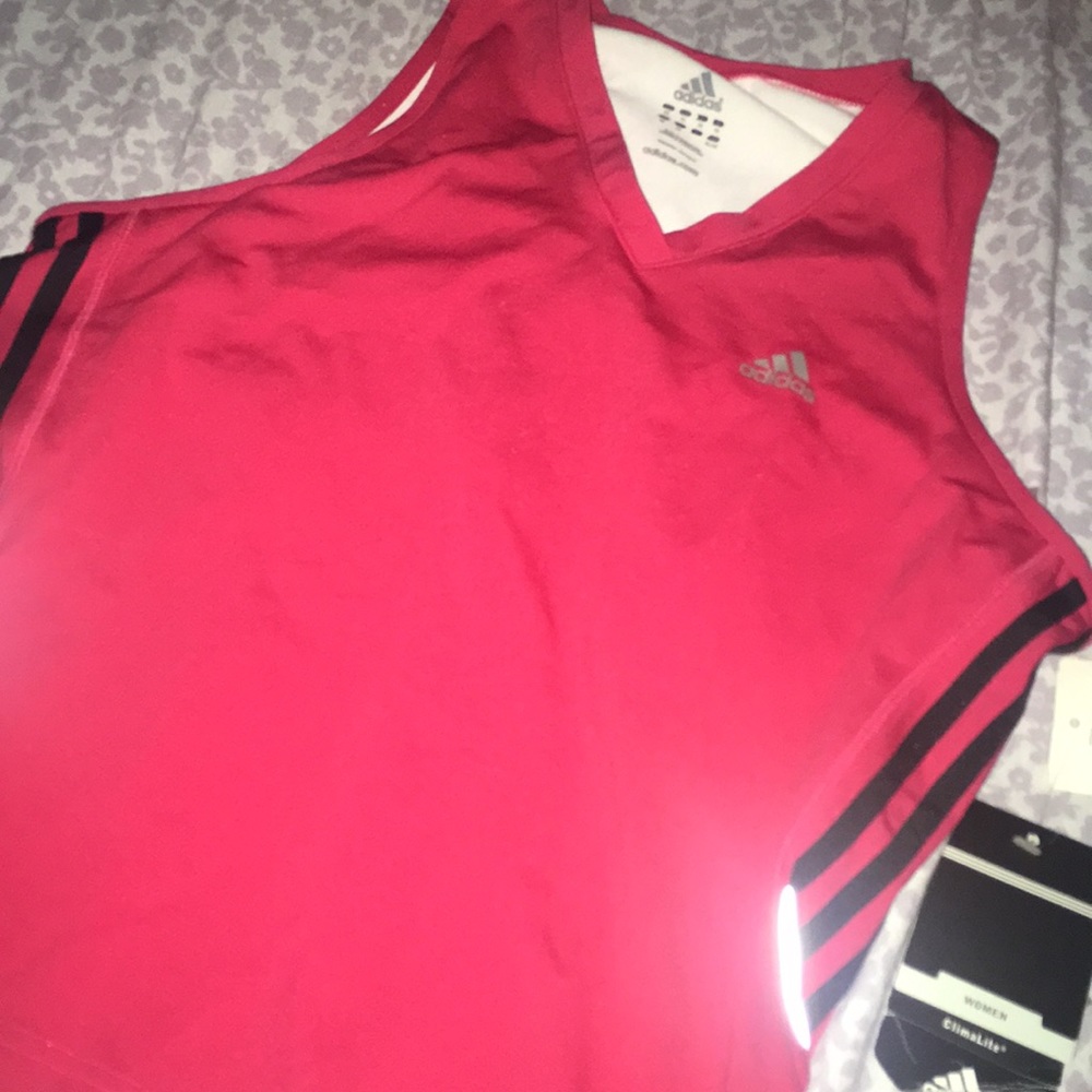 Vintage Adidas v-neck workout shirt